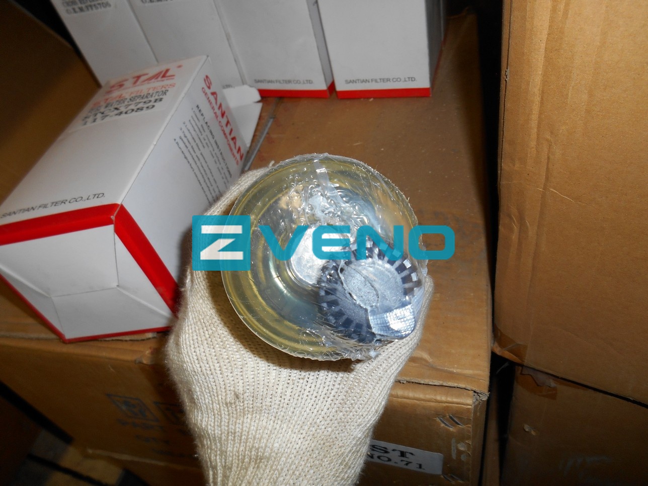  Фильтр топливный ST20779C (с колбой)